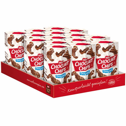 Choclait Chips Original Knusperchips mit Milchschokolade 115 g – Detailansicht