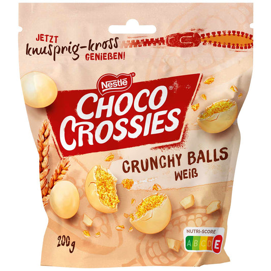 Choco Crossies Crunchy Balls Weiß 200g - Candyshop.ch
