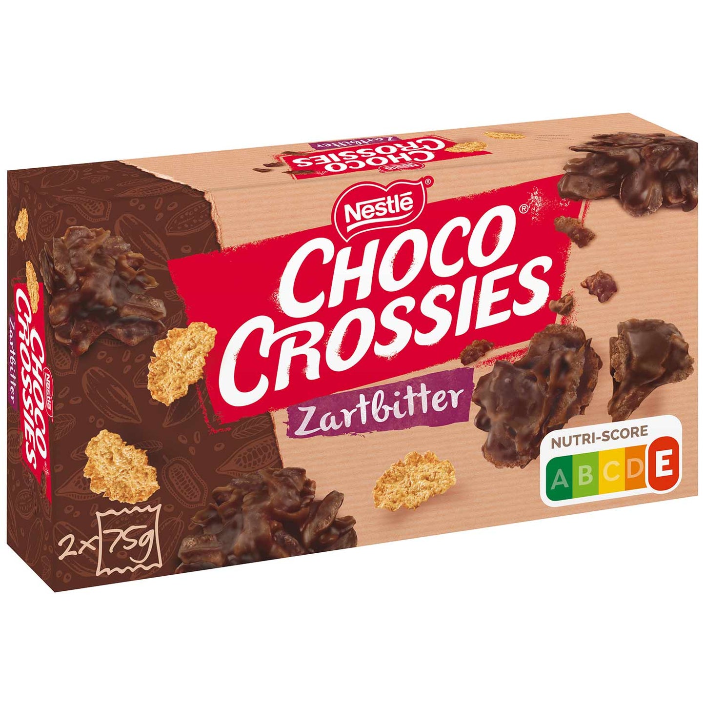 Choco Crossies Zarbitter 2×75g - Candyshop.ch