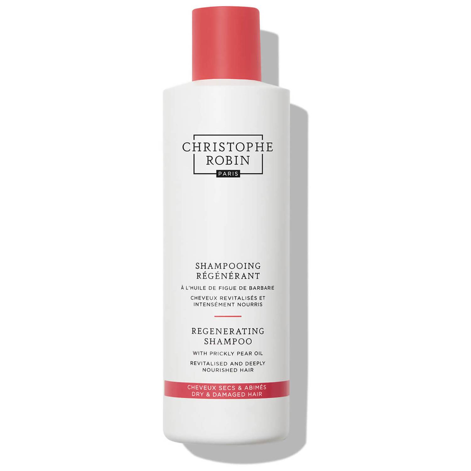 Christophe Robin Christophe Robin, Regenerating, Kaktusfeigenöl, Haarshampoo, 250 ml Regular