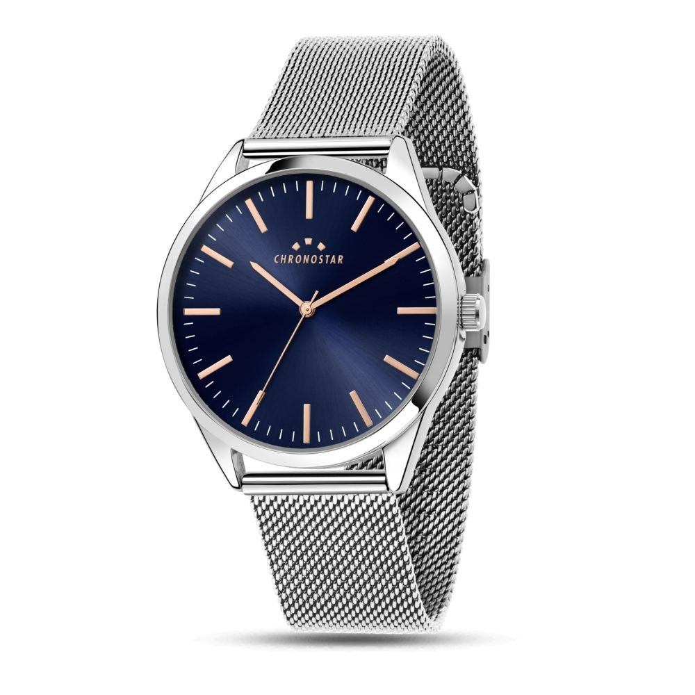 CHRONOSTAR R3753298008 Only Time Armbanduhr 41 mm Silber
