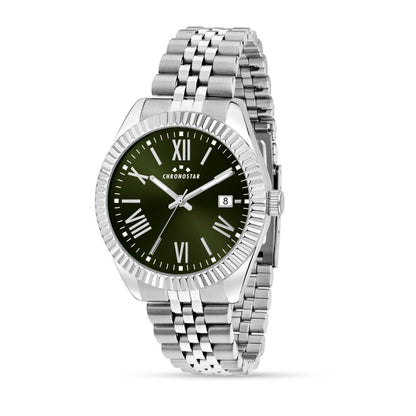 CHRONOSTAR R3753312007 Date Armbanduhr 41 mm Silber