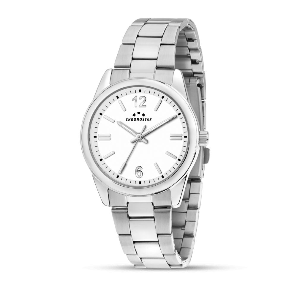 CHRONOSTAR R3753316002 Only Time Armbanduhr Silber