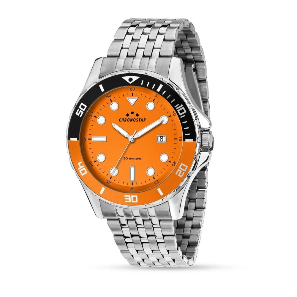 CHRONOSTAR R3753318005 Date Armbanduhr 43 mm Silber