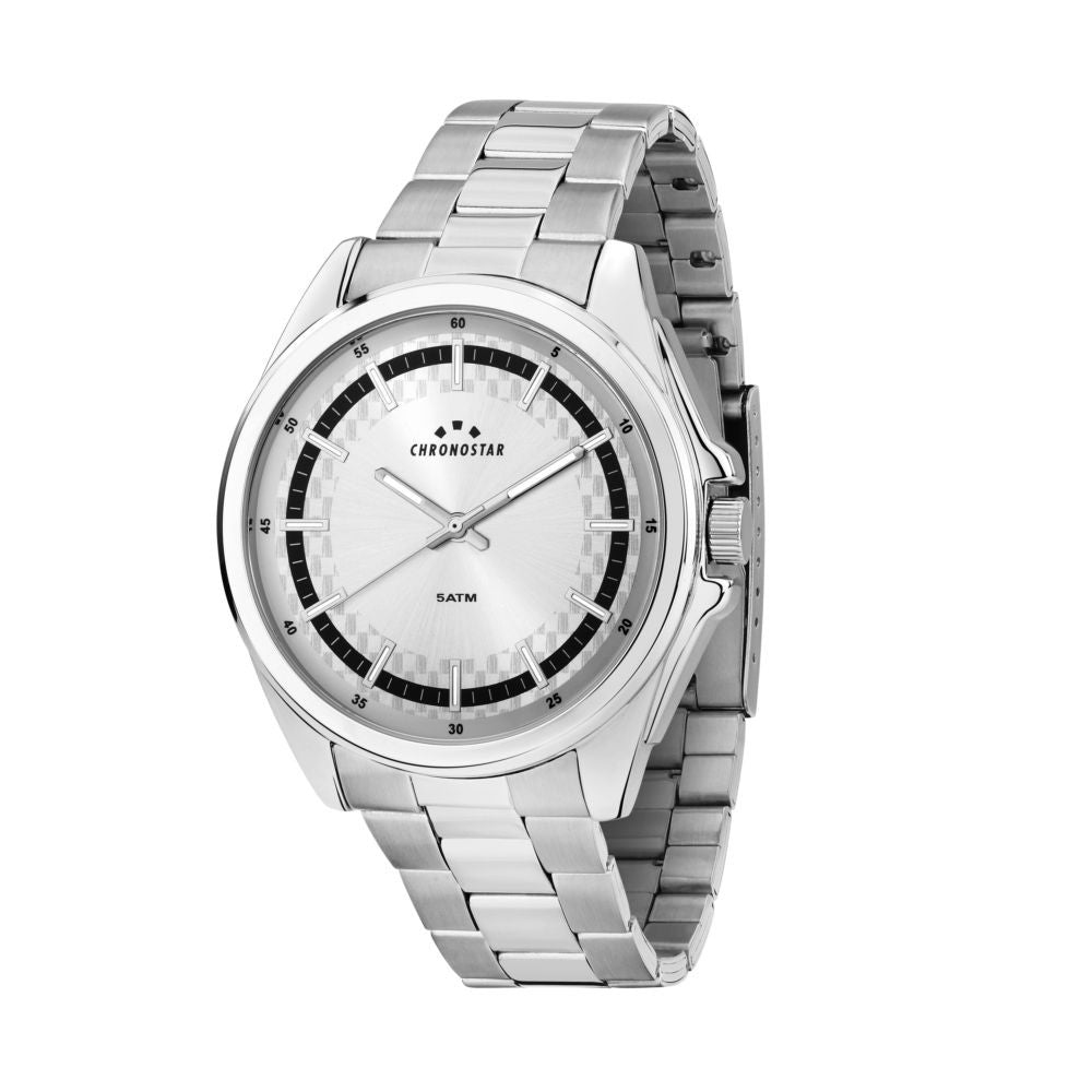 CHRONOSTAR R3753327001 Only Time Armbanduhr 43 mm Silber
