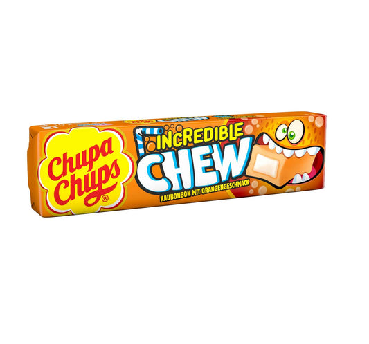 Chupa Chups Incredible Chew Orange 10er Kaubonbons mit Orangengeschmack