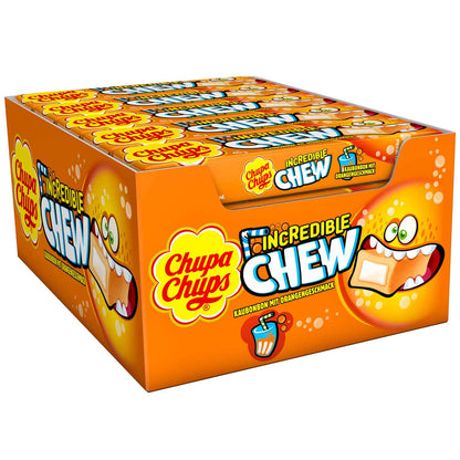 Chupa Chups Incredible Chew Orange 10er Kaubonbons mit Orangengeschmack