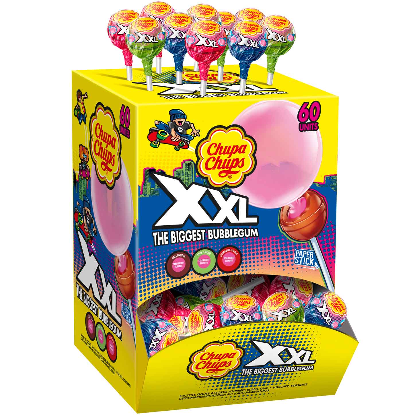 Chupa Chups XXL the Biggest Bubblegum 60x29g - Candyshop.ch