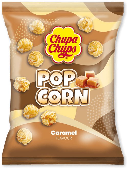 Chupa Chups Popcorn Caramel 110g - Candyshop.ch