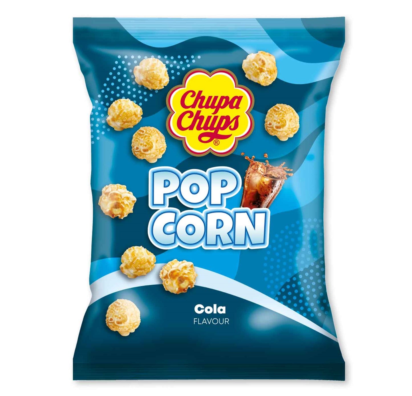 Chupa Chups Popcorn Cola 90g Popcorn mit Colageschmack