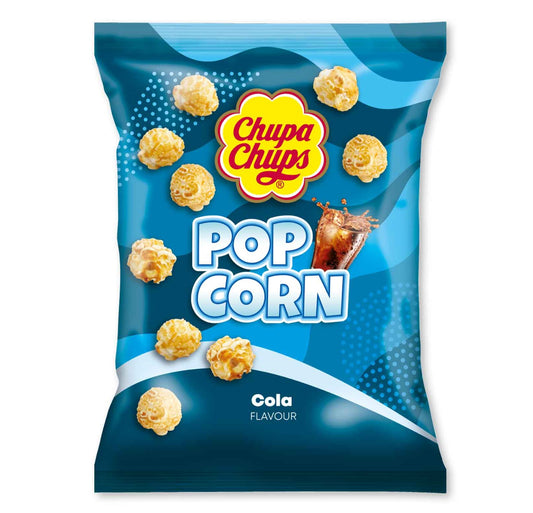 Chupa Chups Popcorn Cola 90g Popcorn mit Colageschmack