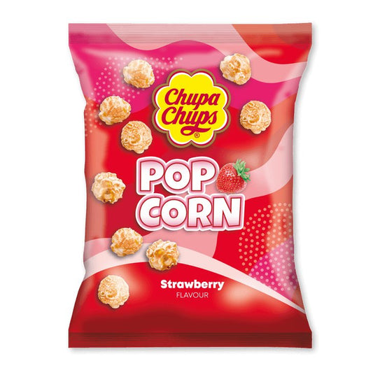 Chupa Chups Popcorn Strawberry 110g - Candyshop.ch