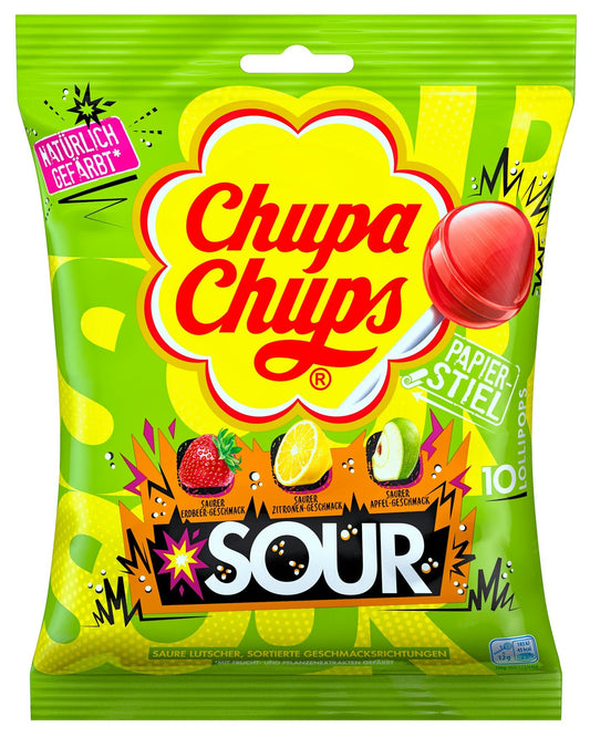 Chupa Chups Sour 10er - Candyshop.ch