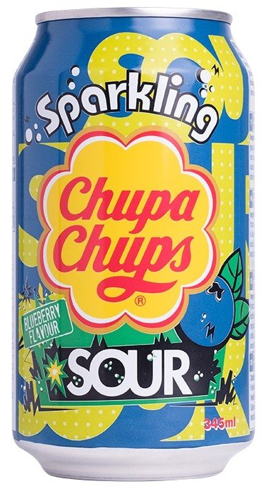 Chupa Chups Sour Blueberry Flavour 345ml - Candyshop.ch