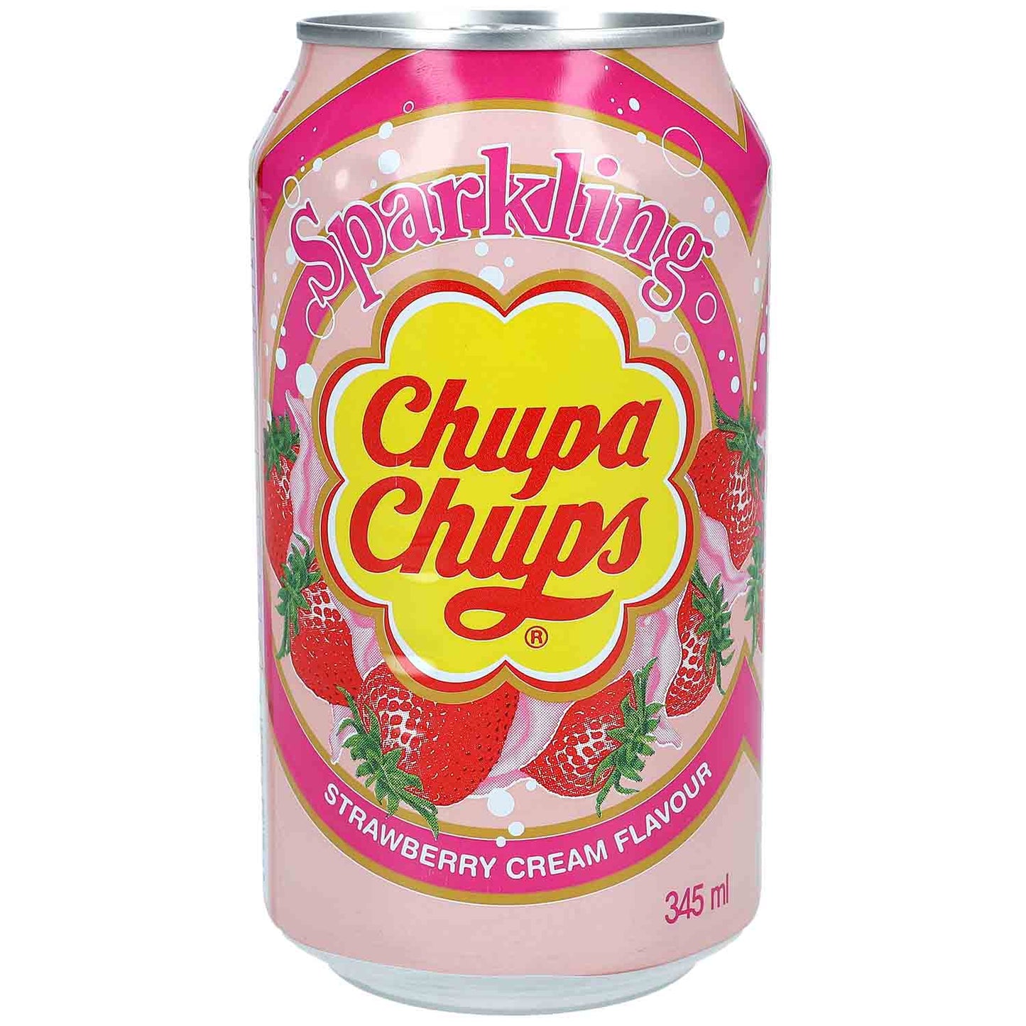 Chupa Chups Strawberry Cream 345ml - Candyshop.ch