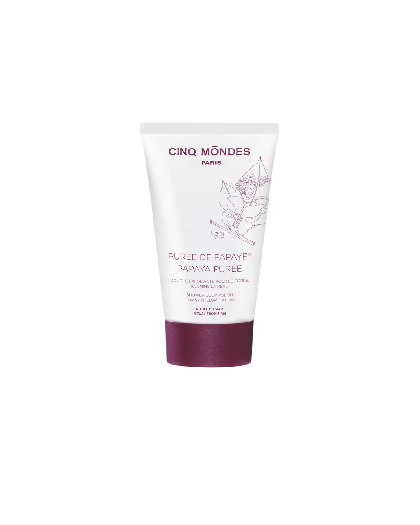 Cinq Mondes Duschgel Cinq Mondes, Puree de Papaya, Exfoliating, Shower Gel, All Skin Types, 150 ml Regular