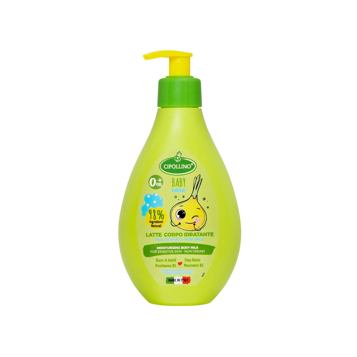 Cipollino Cipollino, Baby Care, Feuchtigkeitsspendend, Körpermilch, Täglich, 250 ml Regular
