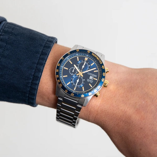 CITIZEN AN3684-59L Chronograph Armbanduhr 44 mm ansicht-3
