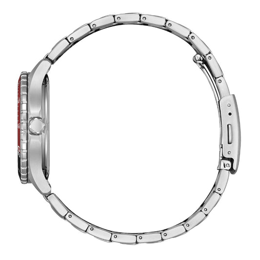CITIZEN Unisex Quarzuhr mit Datum aus Kunststoff 46 mm AW1820-81E – Produktansicht