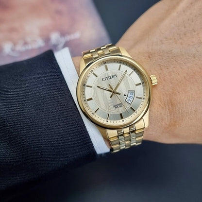 CITIZEN BI1052-85P Analoguhr Armbanduhr 40 mm ansicht-3