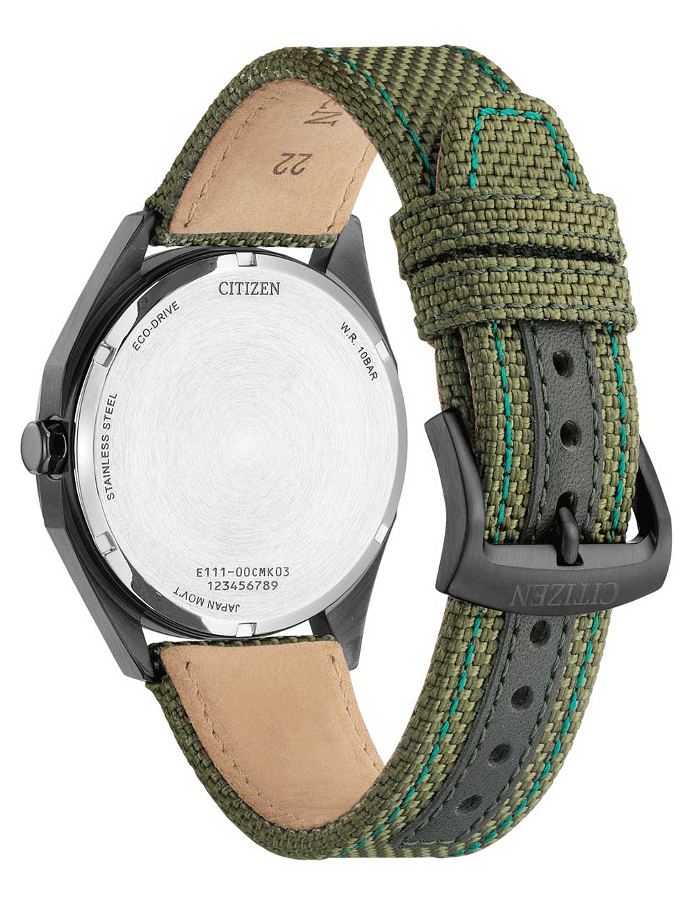 CITIZEN BM7635-01X Analoguhr Armbanduhr 46 mm ansicht-2