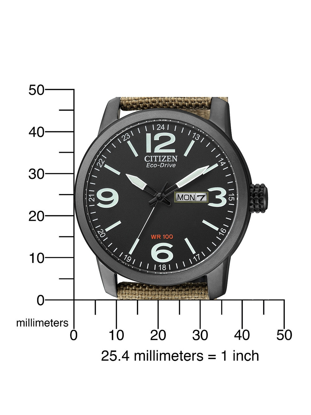 CITIZEN BM8476-23EC Analoguhr Armbanduhr 46 mm ansicht-3