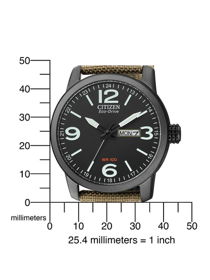 CITIZEN BM8476-23EC Analoguhr Armbanduhr 46 mm ansicht-3
