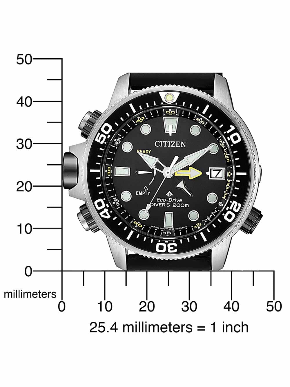 CITIZEN BN2036-14E Data - Divers Bezel - Case: 46 mm Armbanduhr 46 mm
