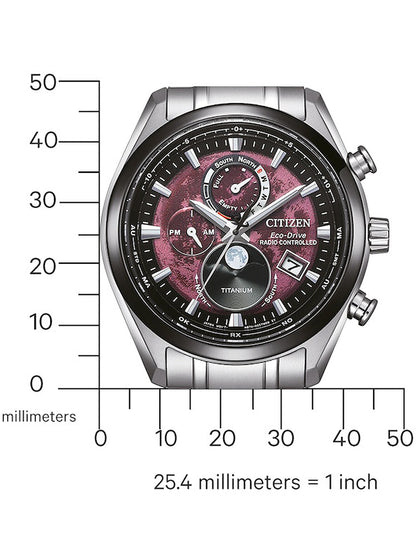 CITIZEN Herren Quarzuhr aus Kunststoff 46 mm BY1018-80X – Seitenansicht