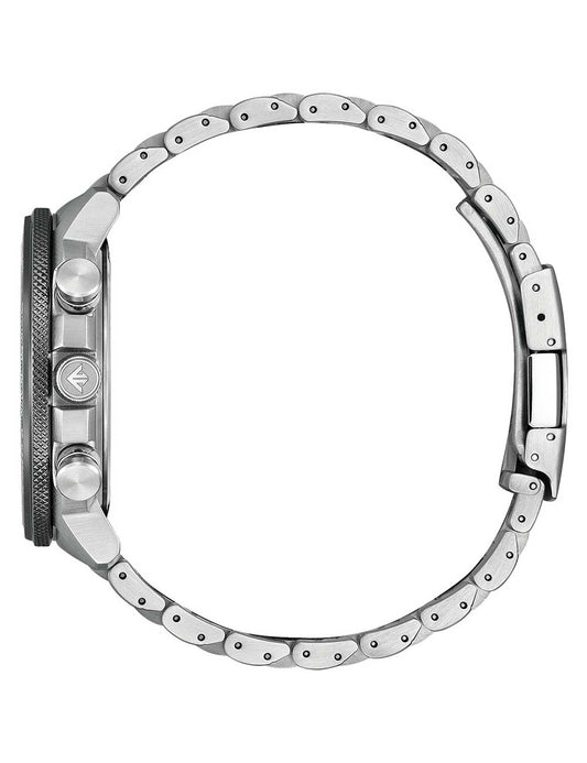 CITIZEN Herren Radio-controlled - Case: 46 mm Armbanduhr aus Edelstahl mit SS Bracelet 46 mm – Produktansicht