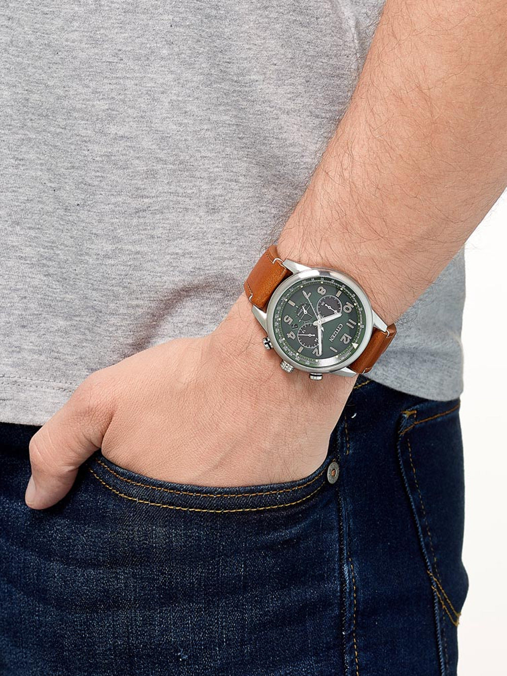 CITIZEN CA4420-21X Chronograph Armbanduhr 43 mm ansicht-3