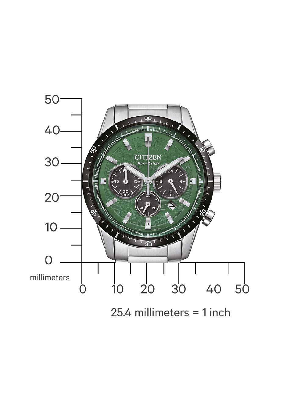CITIZEN CA4624-56X Analoguhr Armbanduhr 46 mm ansicht-3