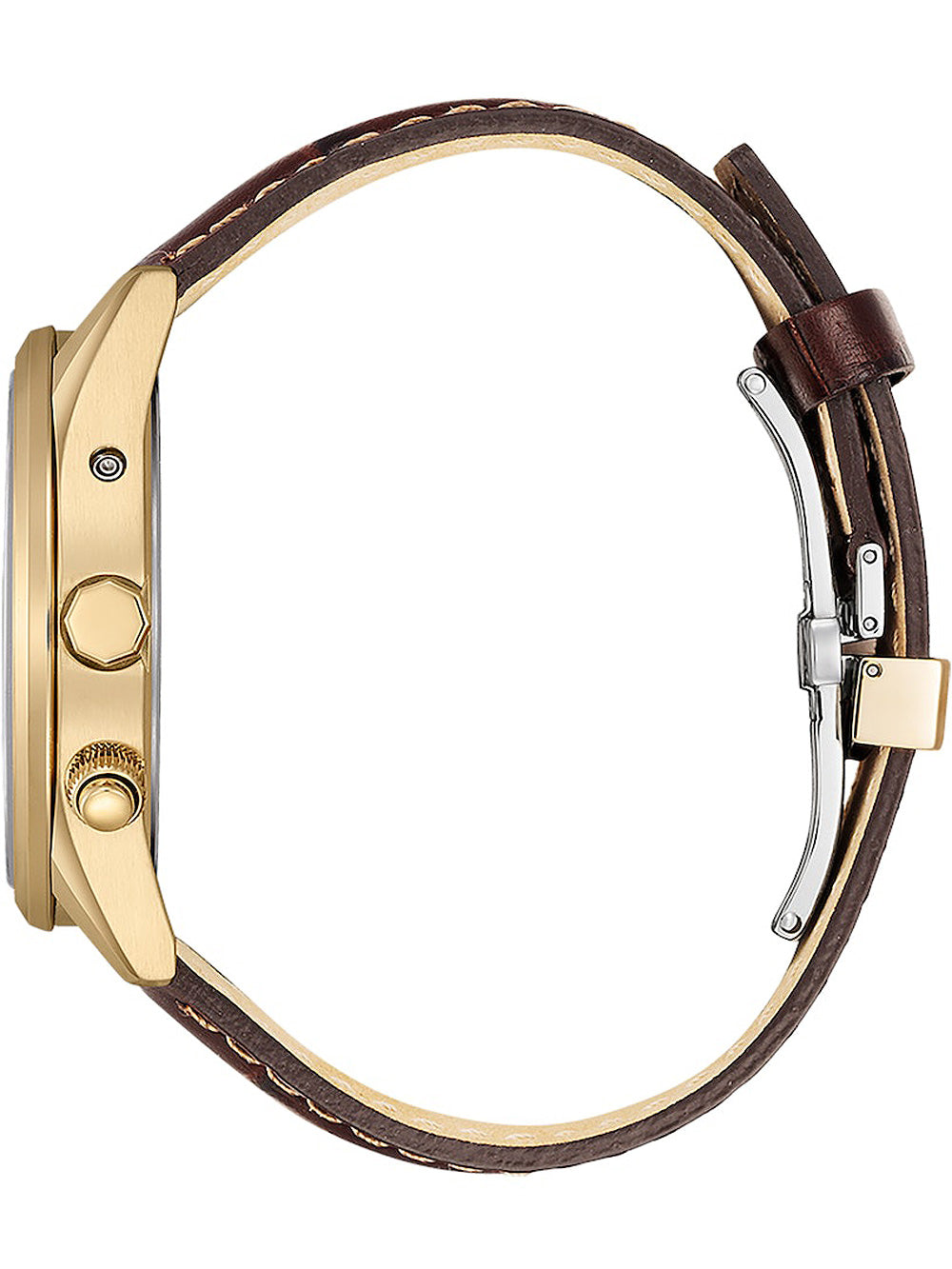 CITIZEN Herren Quarzuhr mit Datum aus Kunststoff 46 mm CB0273-11H – Produktansicht