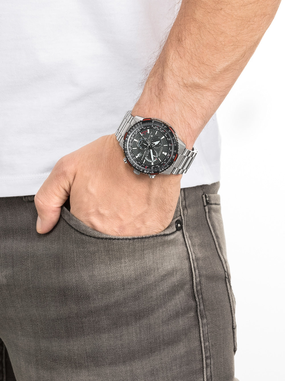 CITIZEN CB5001-57E Analoguhr Armbanduhr 40 mm ansicht-3