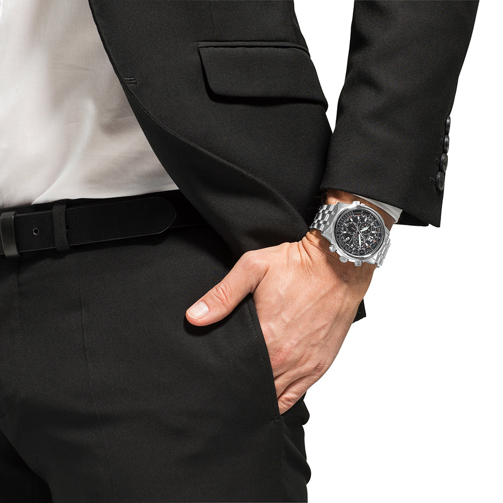 CITIZEN CB5860-86E Analoguhr Armbanduhr 43 mm ansicht-3