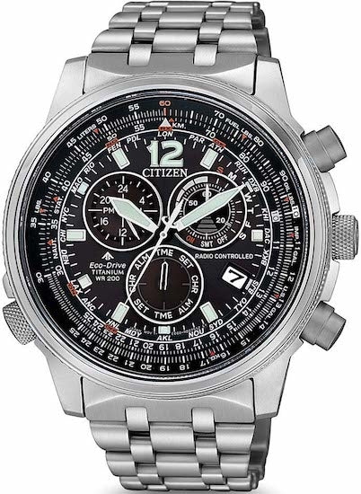 CITIZEN CRONO PILOT SUPER TITANIO CB5850-80E Armbanduhr ansicht-3