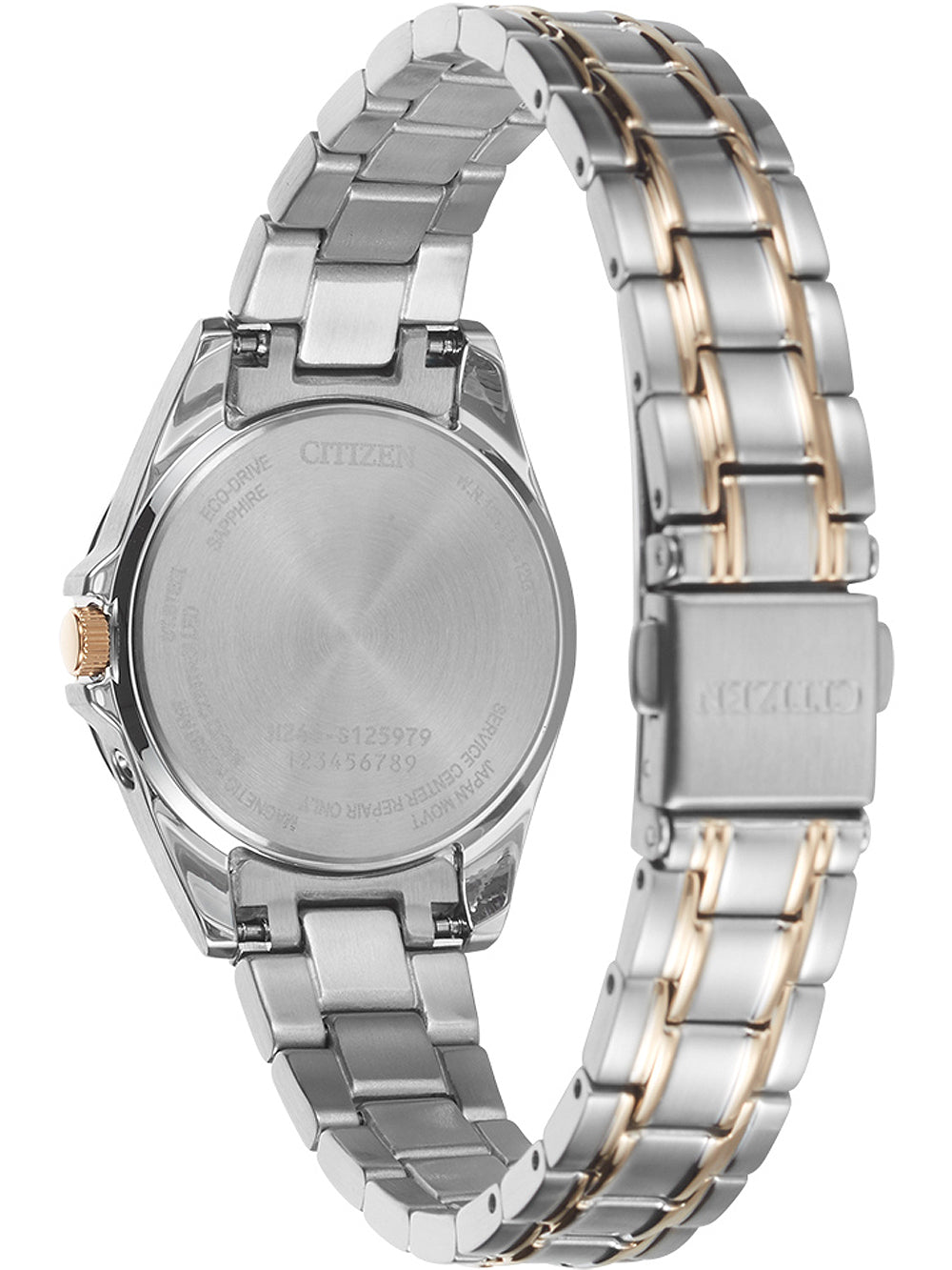 CITIZEN EC1186-85A Analoguhr Armbanduhr 43 mm ansicht-2