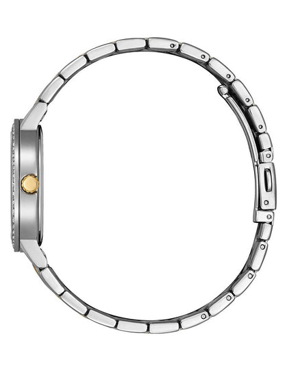 CITIZEN Damen Quarzuhr mit Datum aus Kunststoff 46 mm EL3106-59D – Produktansicht