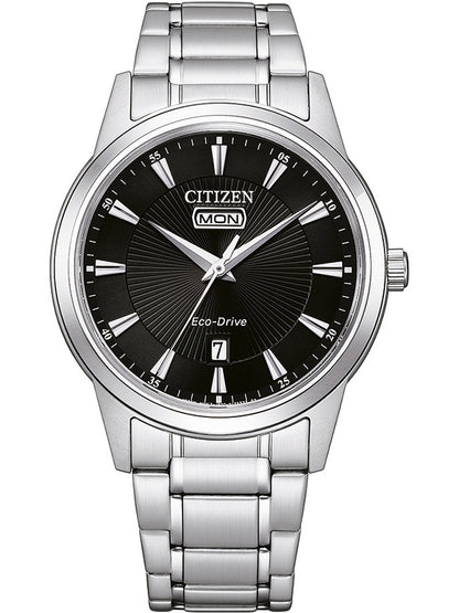 CITIZEN ELEGANT DUAL TIME AW0100-86EC Analoguhr Armbanduhr 43 mm ansicht-2