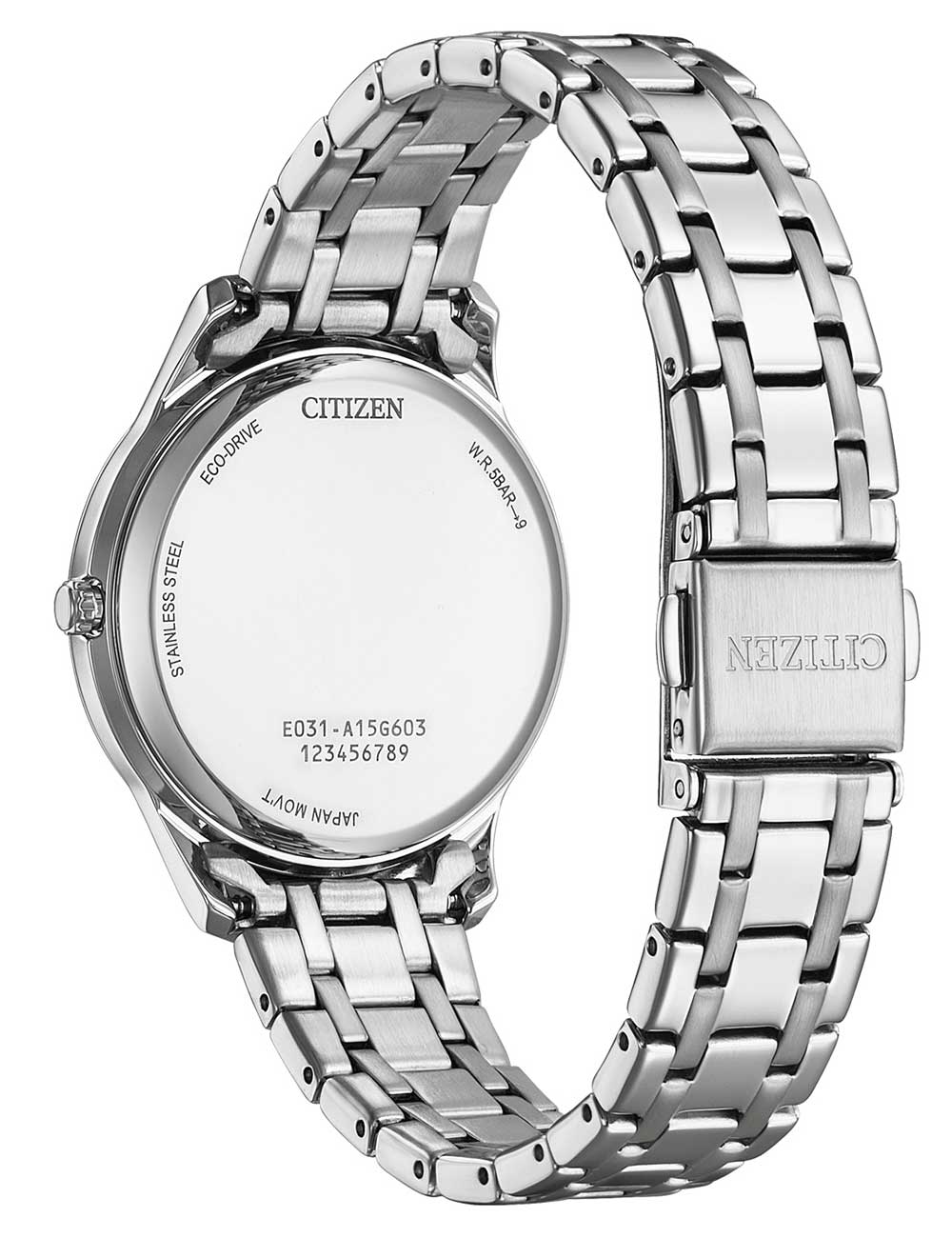 CITIZEN EM0411-71A Analoguhr Armbanduhr 46 mm ansicht-2