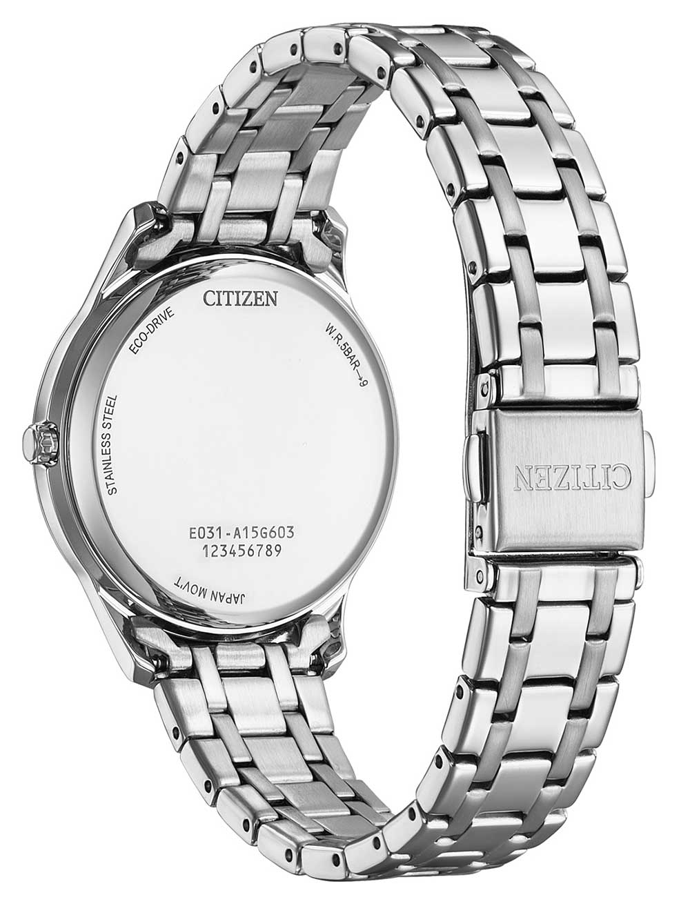 CITIZEN EM0411-71X Analoguhr Armbanduhr 46 mm ansicht-2