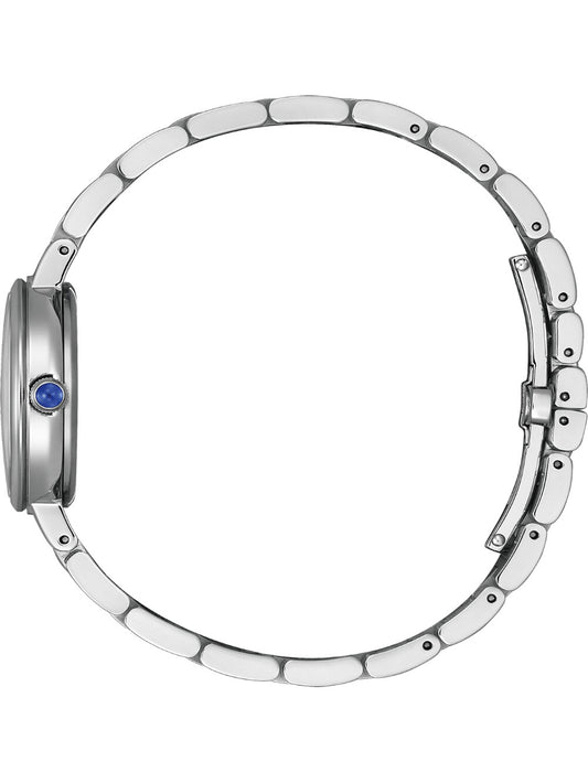 CITIZEN Damen Chronograph Armbanduhr aus Kunststoff 46 mm EM0990-81A – Produktansicht