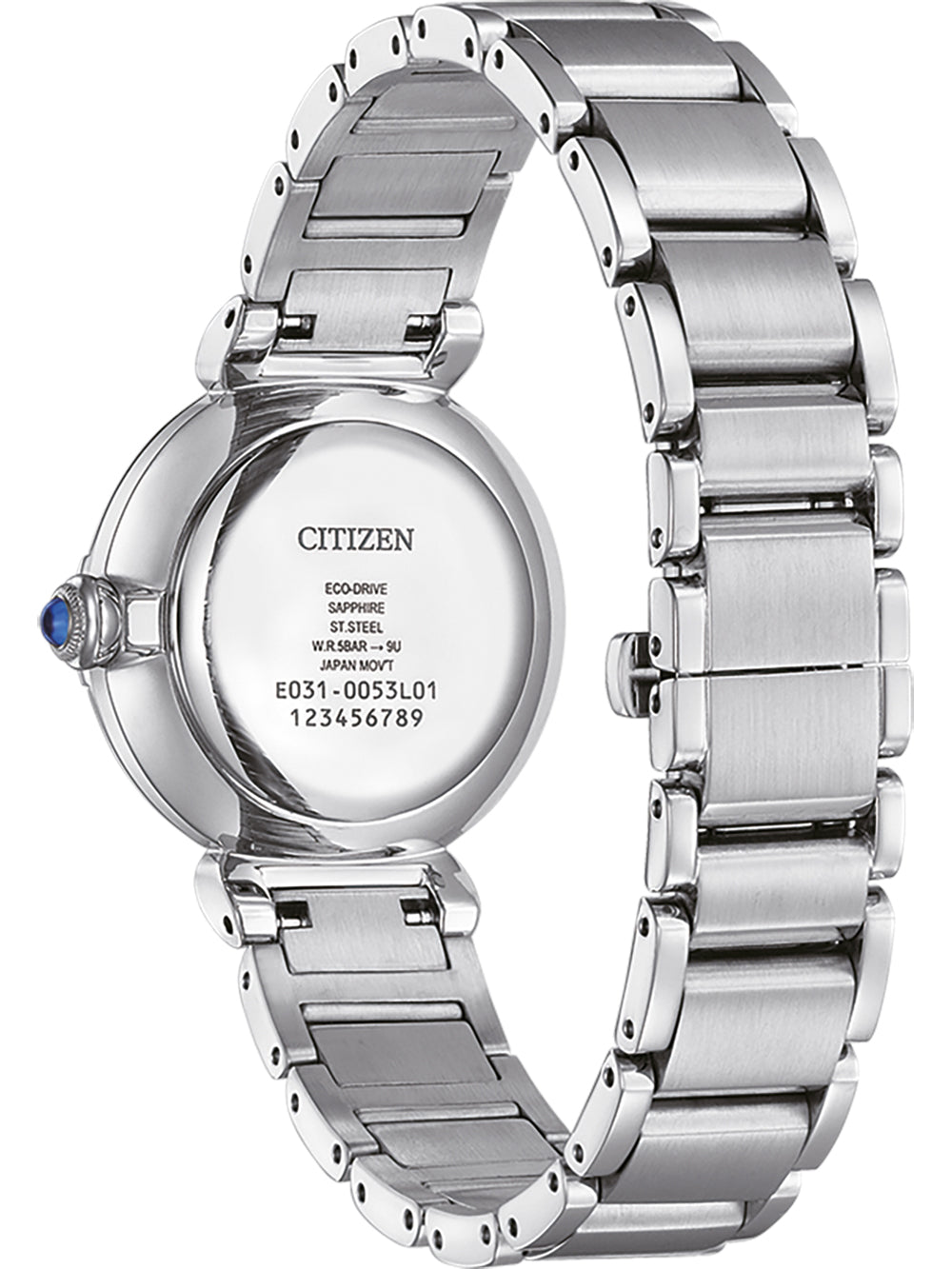 CITIZEN Damen Quarzuhr aus Kunststoff 46 mm EM1070-83D – Detailansicht