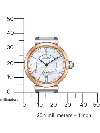 CITIZEN EM1074-15D Analoguhr Armbanduhr 43 mm ansicht-3