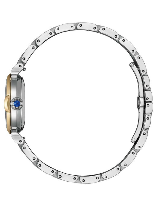 CITIZEN Damen Quarzuhr mit Datum aus Kunststoff 46 mm EM1136-87D – Produktansicht