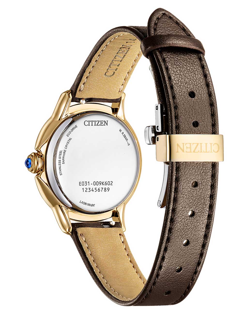 CITIZEN EM1163-09X Analoguhr Armbanduhr 40 mm ansicht-2