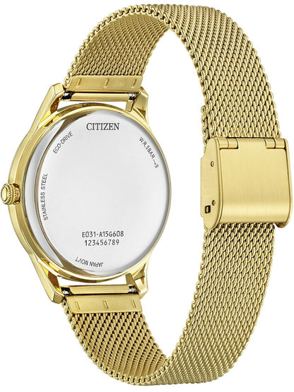 CITIZEN EM1222-87A Analoguhr Armbanduhr 43 mm ansicht-2