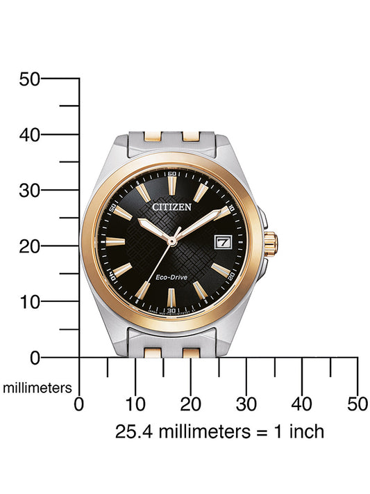 CITIZEN Damen Quarzuhr mit Datum 46 mm EO1213-85E – Produktansicht