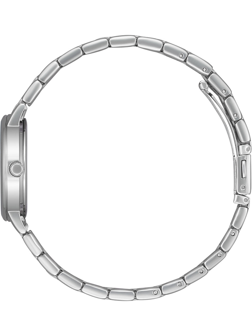 CITIZEN Damen Quarzuhr mit Datum aus Kunststoff 43 mm EU6090-54A – Produktansicht