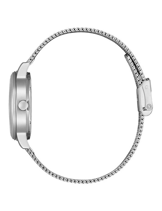 CITIZEN Damen Quarzuhr mit Datum aus Kunststoff 46 mm EW2621-75A – Produktansicht
